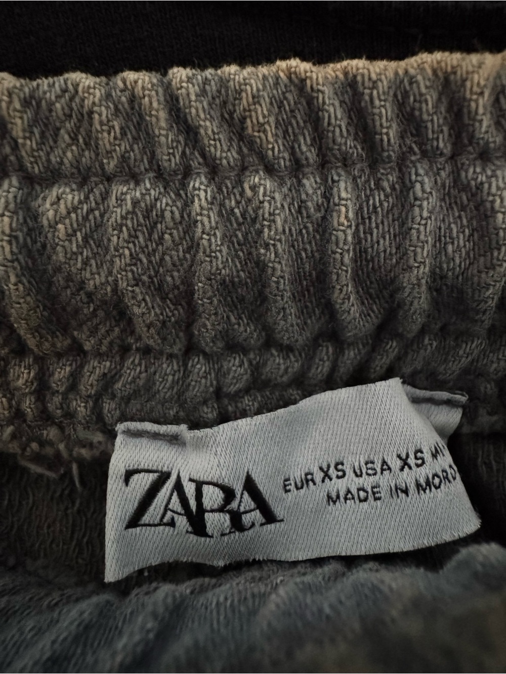 Zara Faded Washed Wide Leg Baggy Pants- XS - Picture 4 of 5